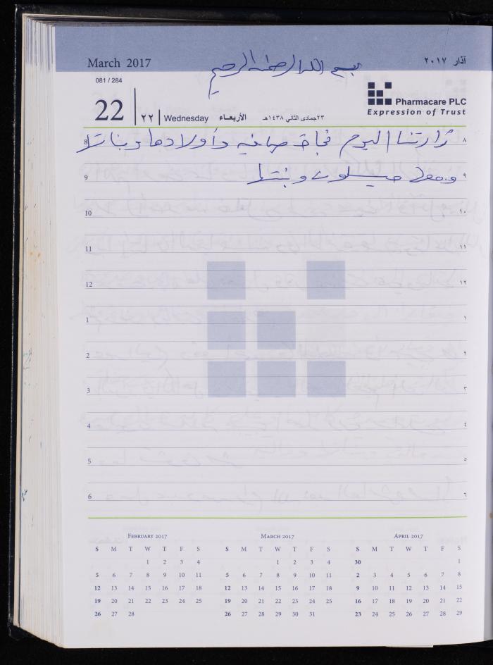 The Diary of Fadeyyeh Darabe, Dura- Hebron, 2017