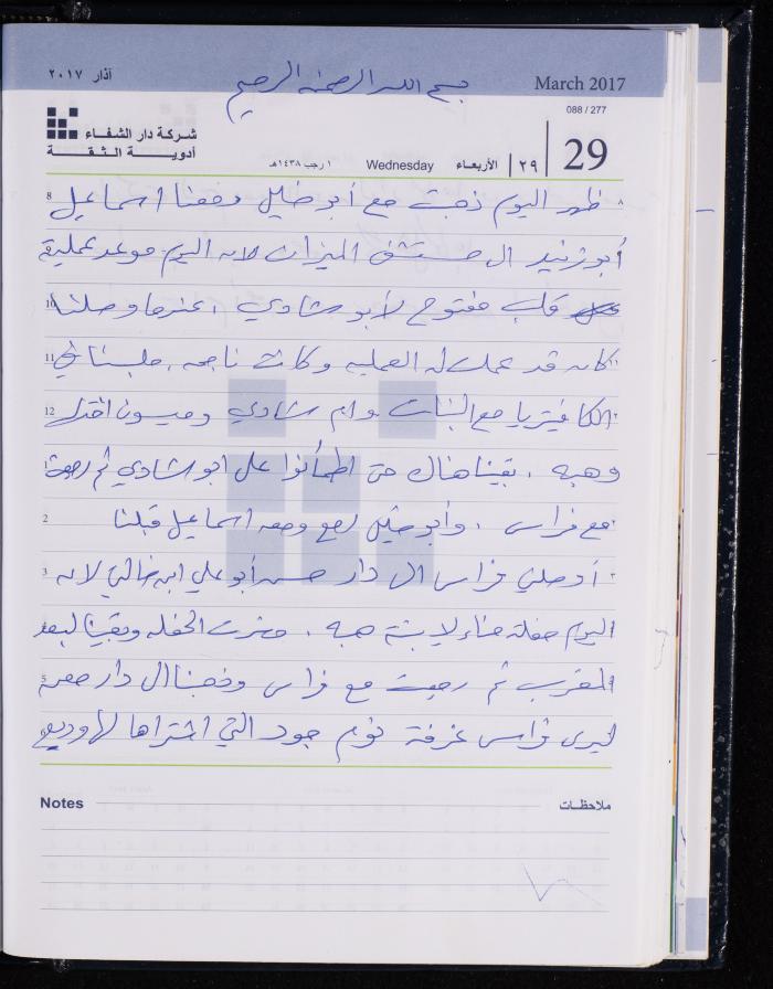 The Diary of Fadeyyeh Darabe, Dura- Hebron, 2017