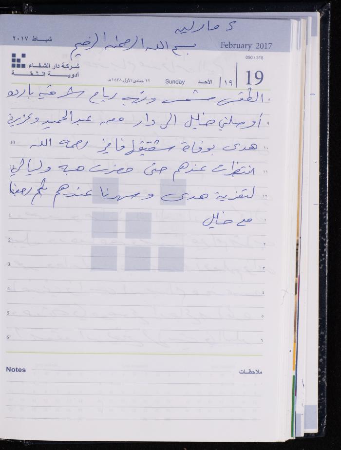The Diary of Fadeyyeh Darabe, Dura- Hebron, 2017