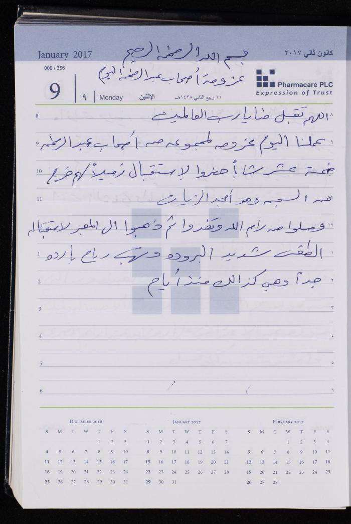 The Diary of Fadeyyeh Darabe, Dura- Hebron, 2017