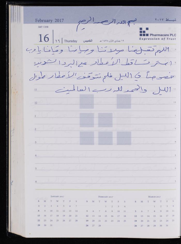 The Diary of Fadeyyeh Darabe, Dura- Hebron, 2017