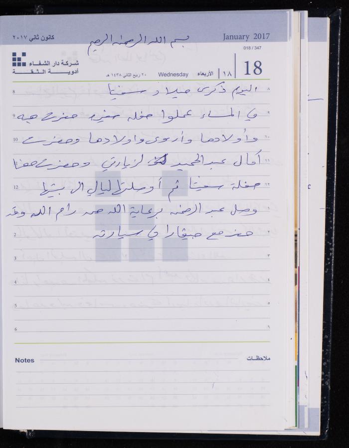 The Diary of Fadeyyeh Darabe, Dura- Hebron, 2017