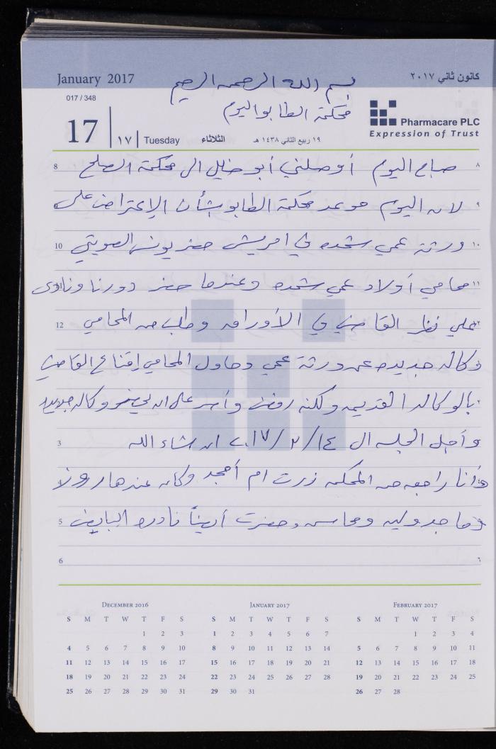 The Diary of Fadeyyeh Darabe, Dura- Hebron, 2017