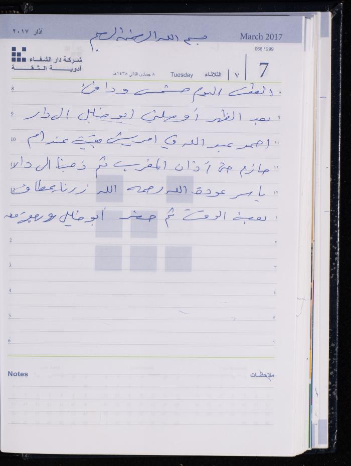 The Diary of Fadeyyeh Darabe, Dura- Hebron, 2017