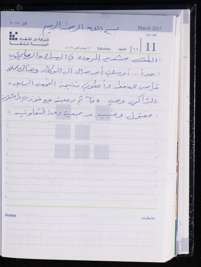 The Diary of Fadeyyeh Darabe, Dura- Hebron, 2017