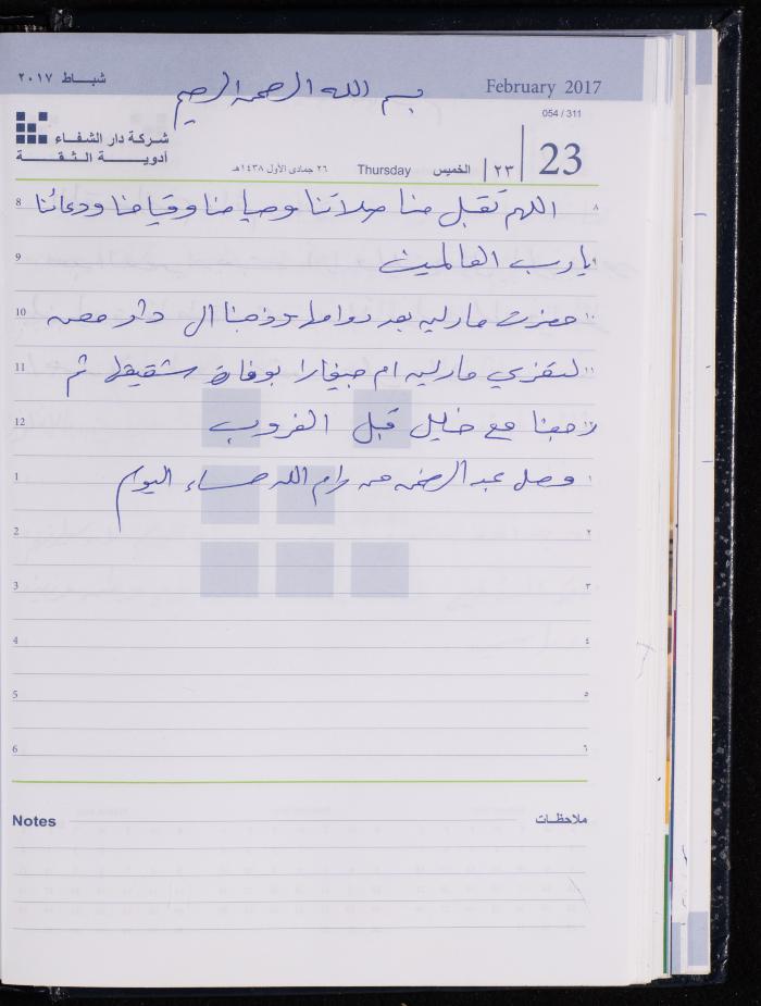 The Diary of Fadeyyeh Darabe, Dura- Hebron, 2017