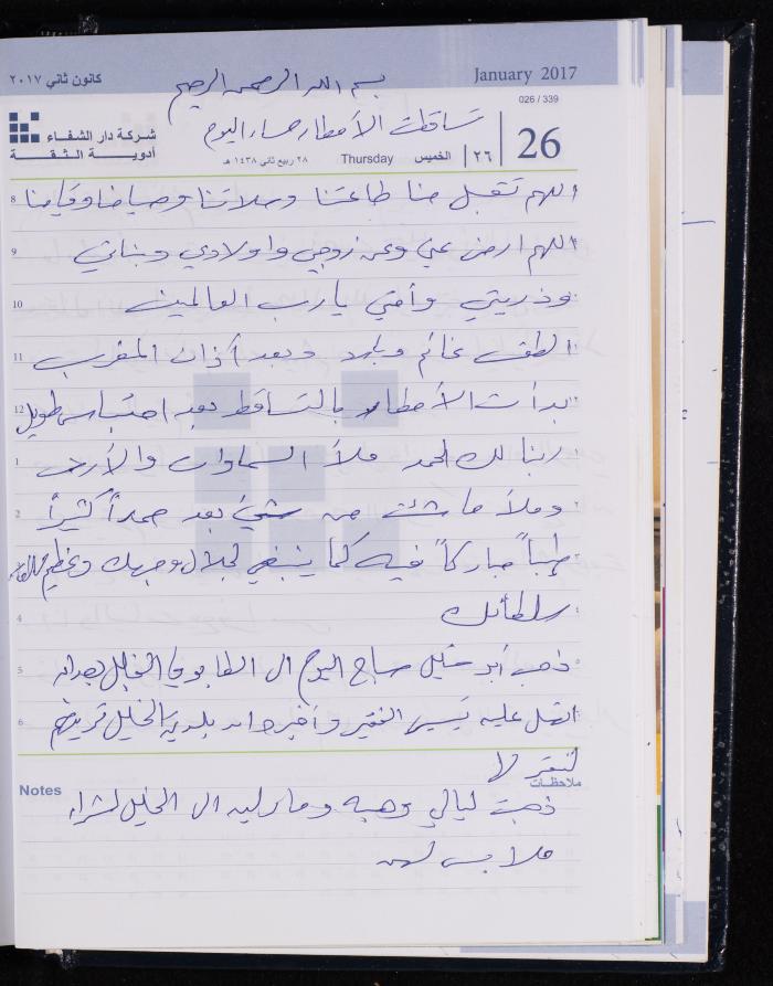 The Diary of Fadeyyeh Darabe, Dura- Hebron, 2017