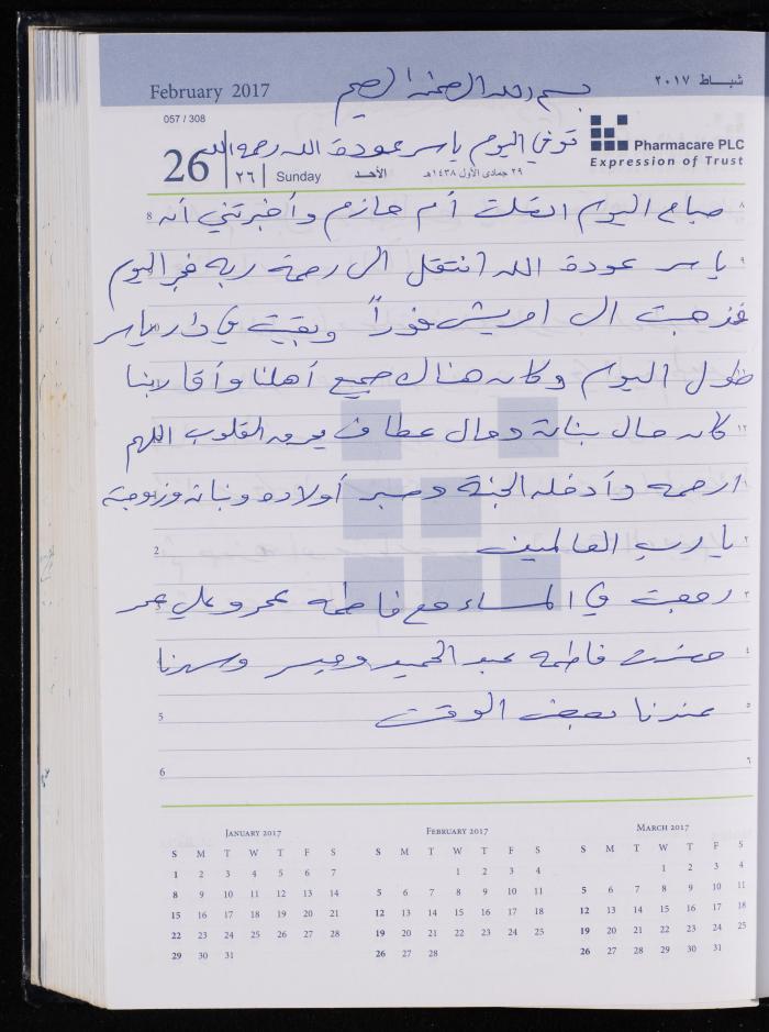 The Diary of Fadeyyeh Darabe, Dura- Hebron, 2017