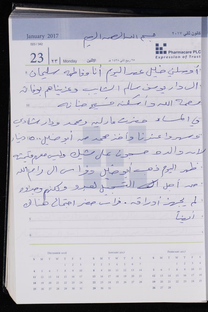 The Diary of Fadeyyeh Darabe, Dura- Hebron, 2017