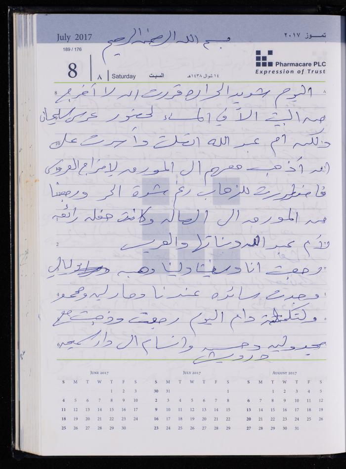 The Diary of Fadeyyeh Darabe, Dura- Hebron, 2017
