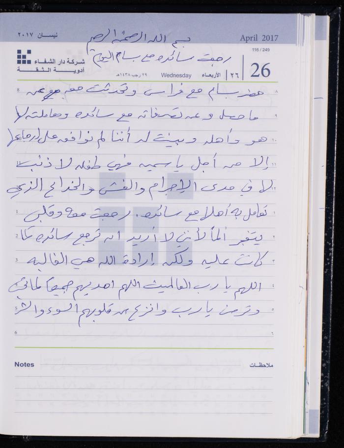 The Diary of Fadeyyeh Darabe, Dura- Hebron, 2017