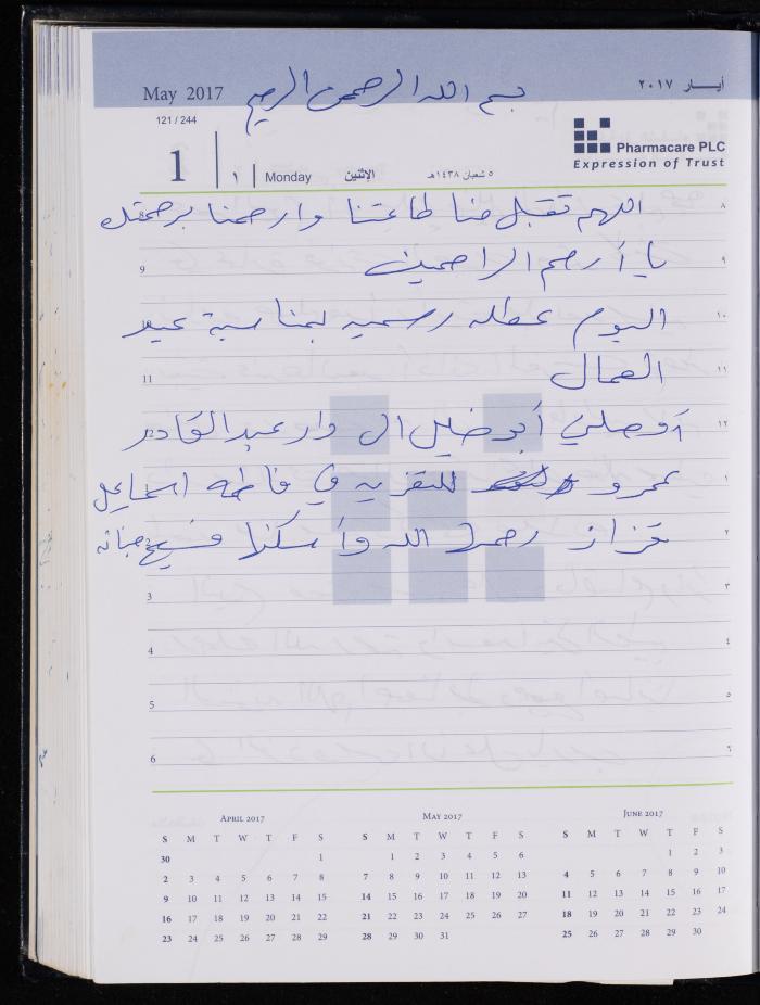 The Diary of Fadeyyeh Darabe, Dura- Hebron, 2017