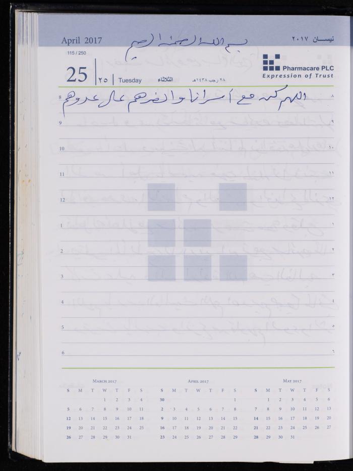 The Diary of Fadeyyeh Darabe, Dura- Hebron, 2017