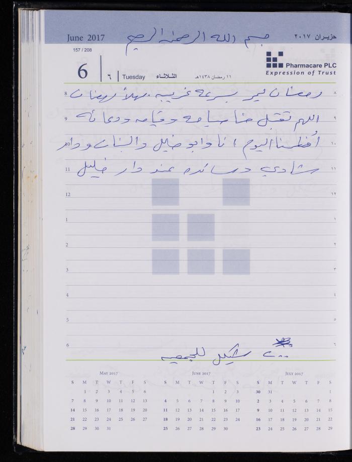 The Diary of Fadeyyeh Darabe, Dura- Hebron, 2017