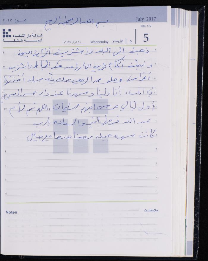 The Diary of Fadeyyeh Darabe, Dura- Hebron, 2017