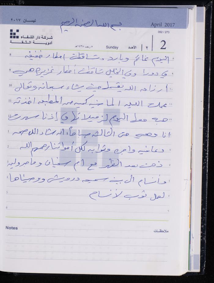 The Diary of Fadeyyeh Darabe, Dura- Hebron, 2017