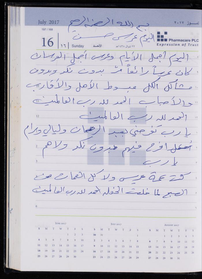 The Diary of Fadeyyeh Darabe, Dura- Hebron, 2017