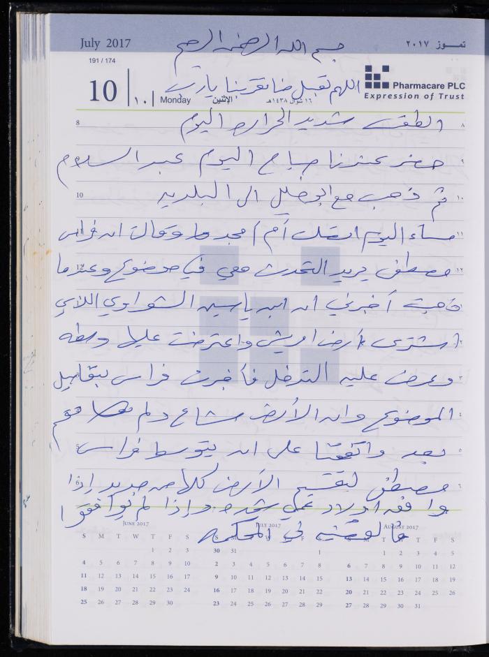 The Diary of Fadeyyeh Darabe, Dura- Hebron, 2017