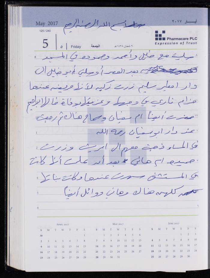 The Diary of Fadeyyeh Darabe, Dura- Hebron, 2017