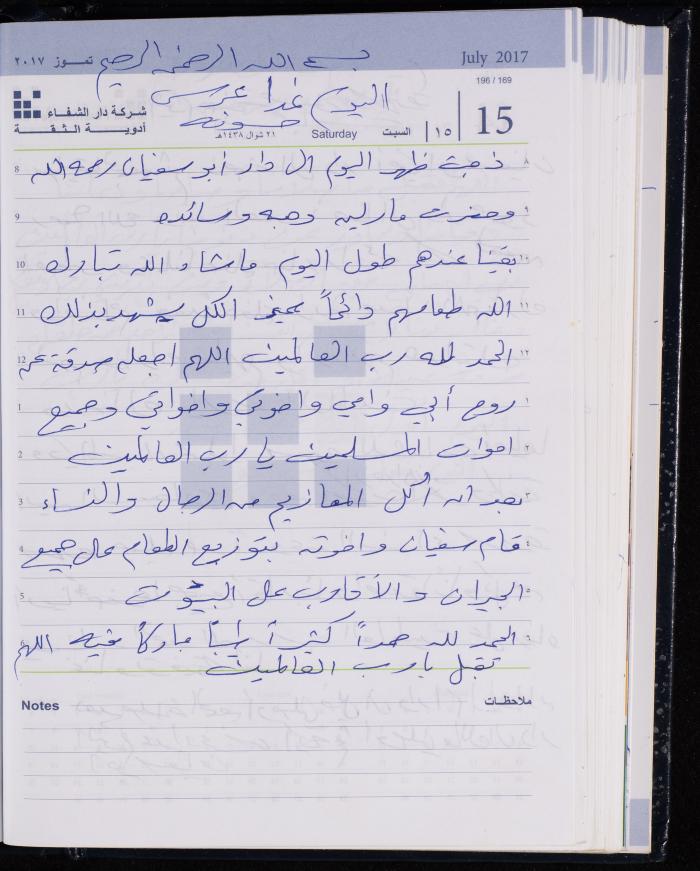 The Diary of Fadeyyeh Darabe, Dura- Hebron, 2017