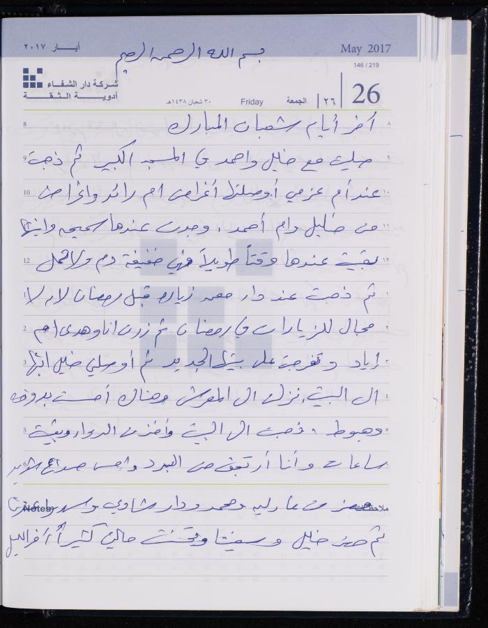 The Diary of Fadeyyeh Darabe, Dura- Hebron, 2017