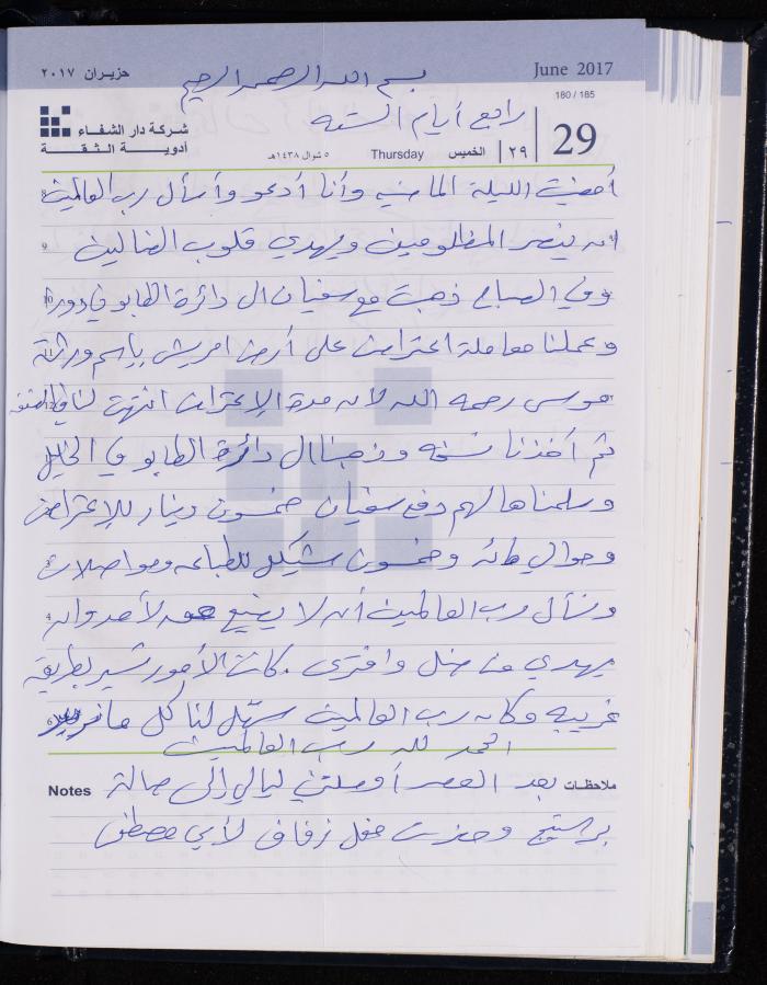 The Diary of Fadeyyeh Darabe, Dura- Hebron, 2017