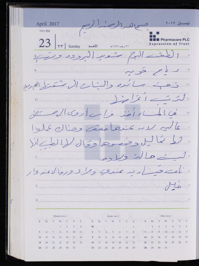 The Diary of Fadeyyeh Darabe, Dura- Hebron, 2017