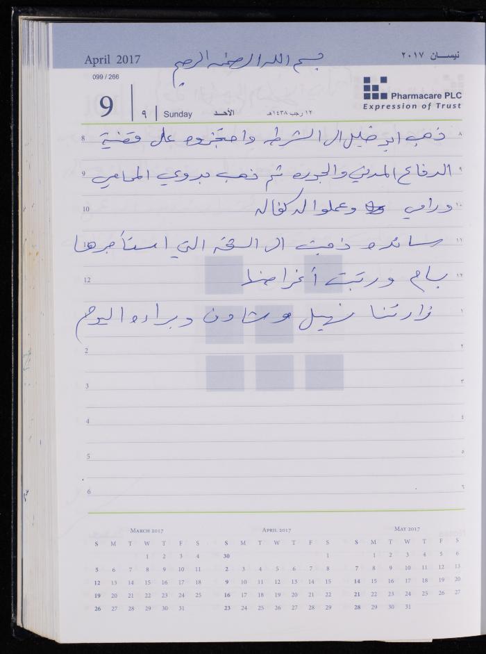 The Diary of Fadeyyeh Darabe, Dura- Hebron, 2017