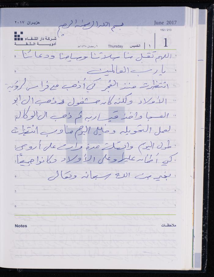 The Diary of Fadeyyeh Darabe, Dura- Hebron, 2017