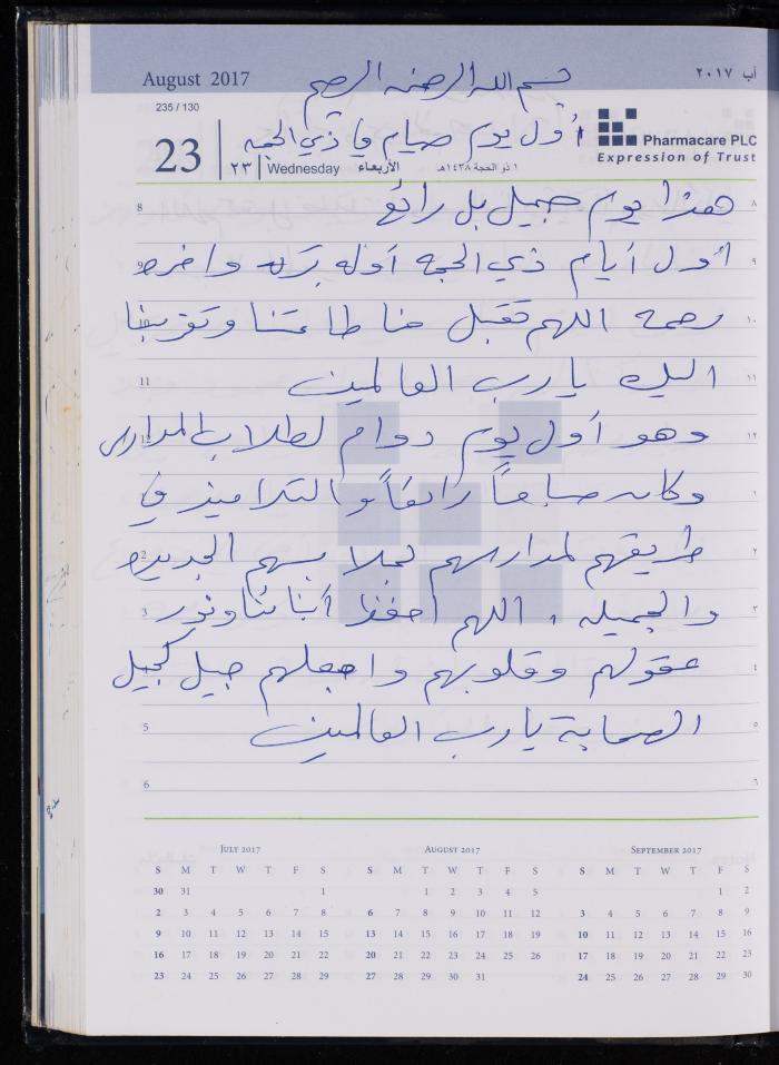 The Diary of Fadeyyeh Darabe, Dura- Hebron, 2017