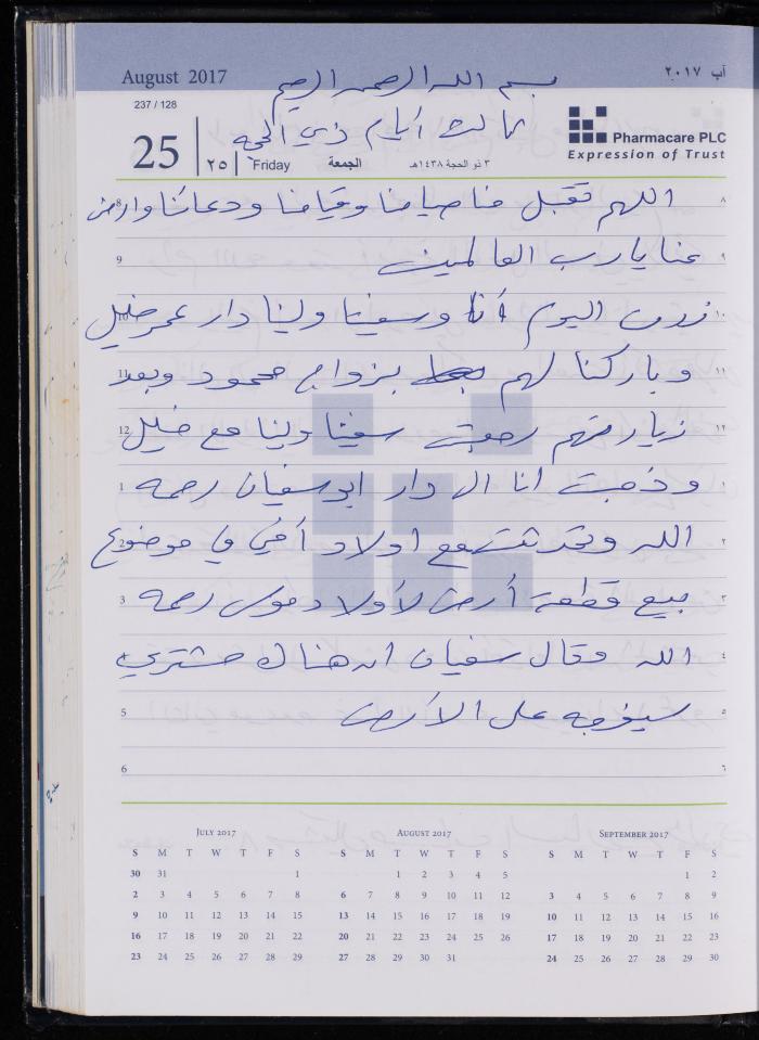 The Diary of Fadeyyeh Darabe, Dura- Hebron, 2017