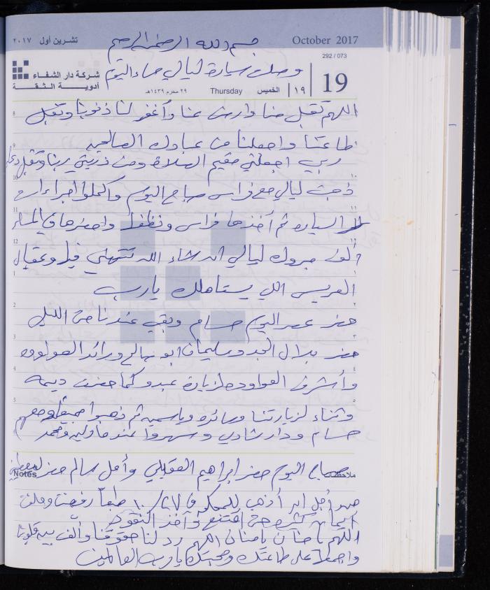 The Diary of Fadeyyeh Darabe, Dura- Hebron, 2017