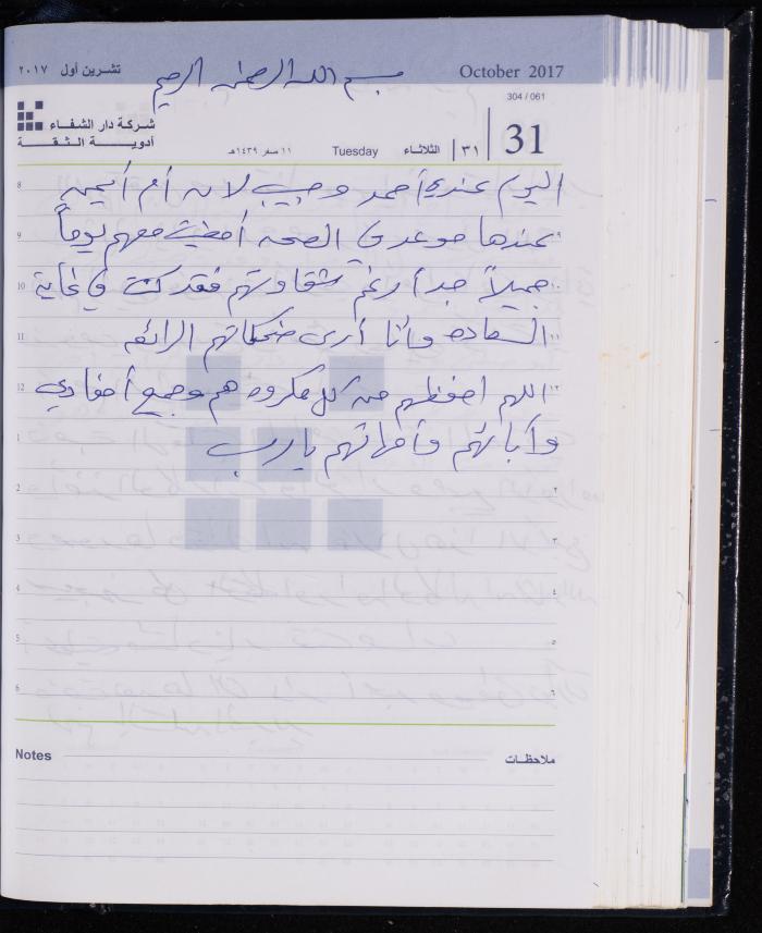 The Diary of Fadeyyeh Darabe, Dura- Hebron, 2017