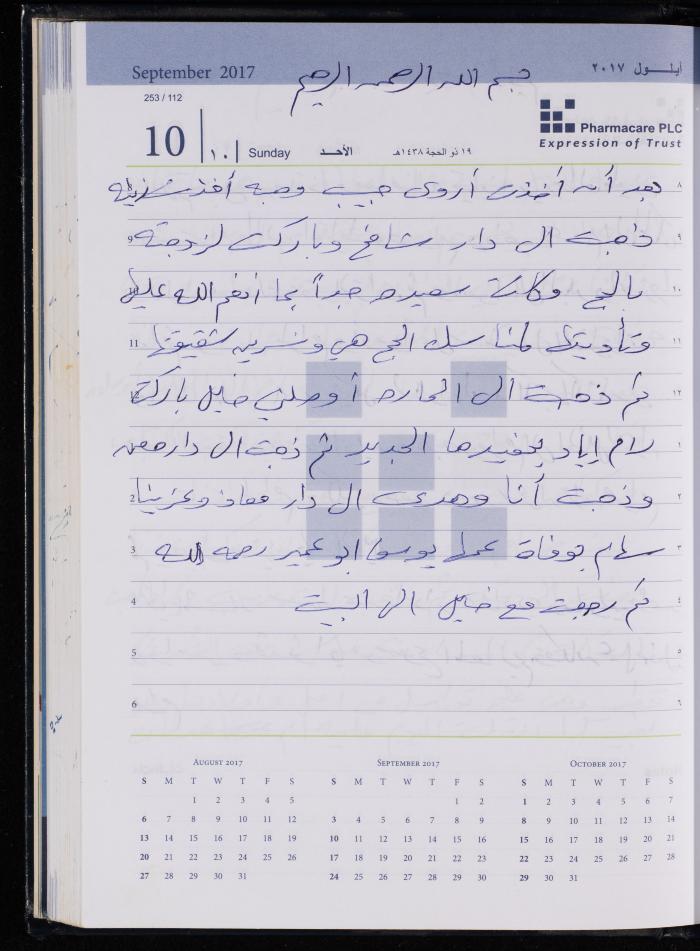 The Diary of Fadeyyeh Darabe, Dura- Hebron, 2017