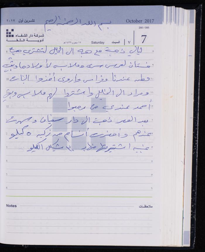 The Diary of Fadeyyeh Darabe, Dura- Hebron, 2017