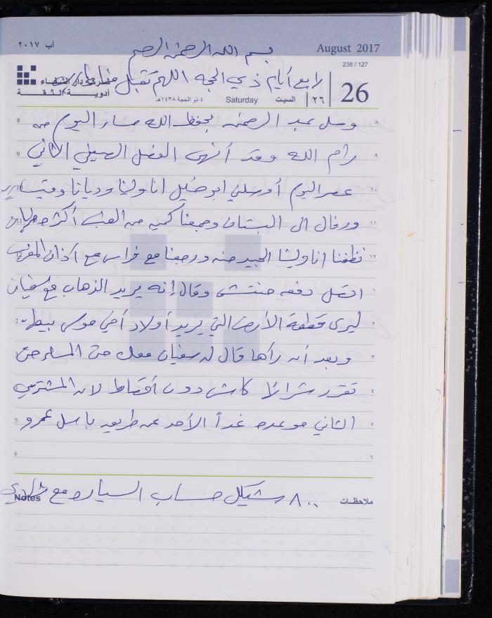 The Diary of Fadeyyeh Darabe, Dura- Hebron, 2017