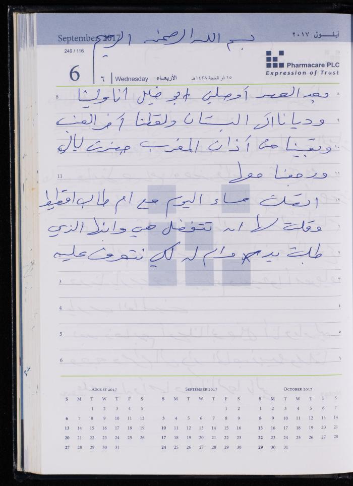 The Diary of Fadeyyeh Darabe, Dura- Hebron, 2017