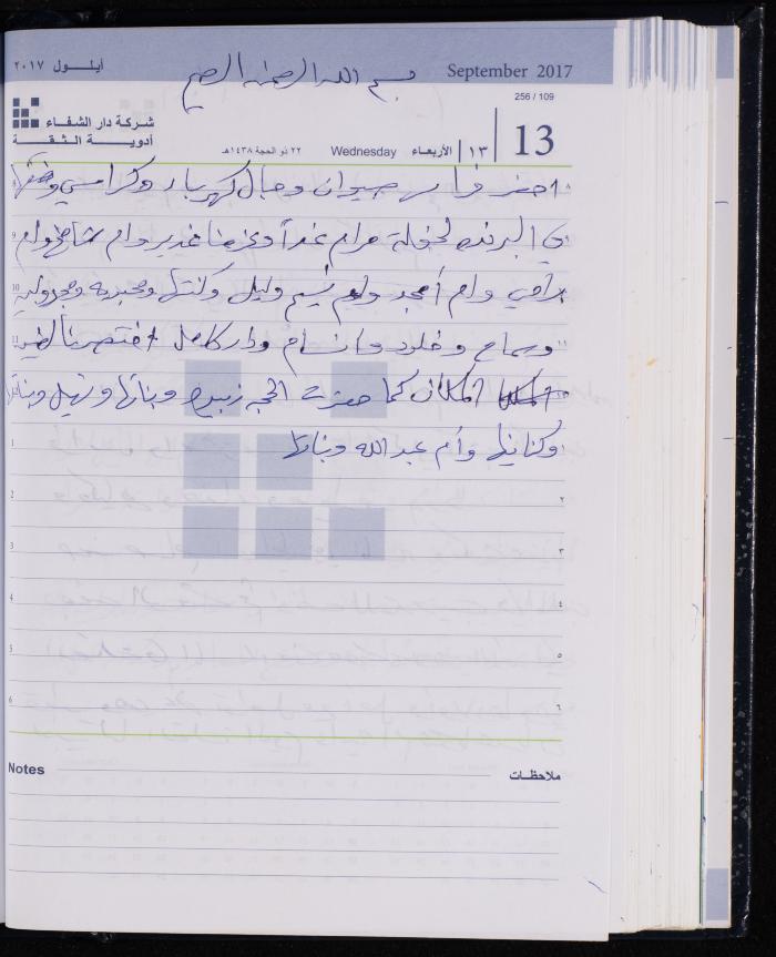 The Diary of Fadeyyeh Darabe, Dura- Hebron, 2017