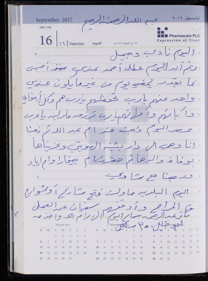 The Diary of Fadeyyeh Darabe, Dura- Hebron, 2017