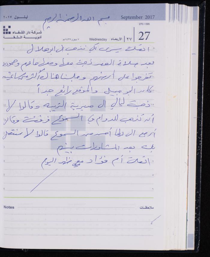 The Diary of Fadeyyeh Darabe, Dura- Hebron, 2017