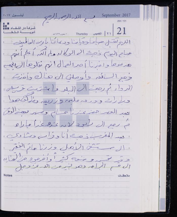 The Diary of Fadeyyeh Darabe, Dura- Hebron, 2017