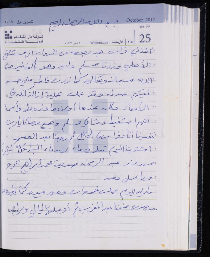 The Diary of Fadeyyeh Darabe, Dura- Hebron, 2017