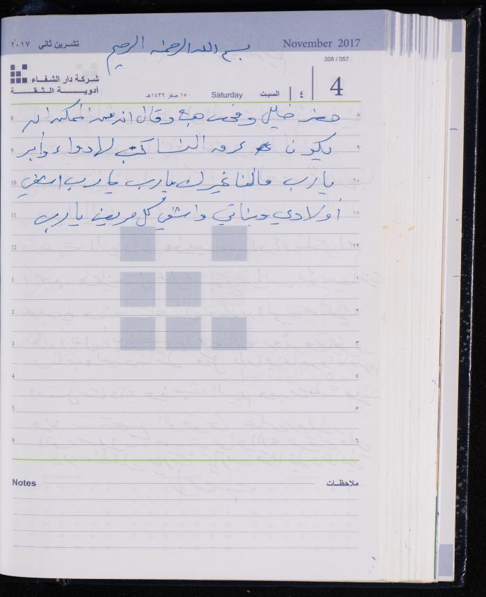 The Diary of Fadeyyeh Darabe, Dura- Hebron, 2017