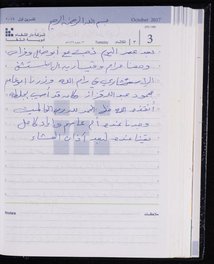 The Diary of Fadeyyeh Darabe, Dura- Hebron, 2017