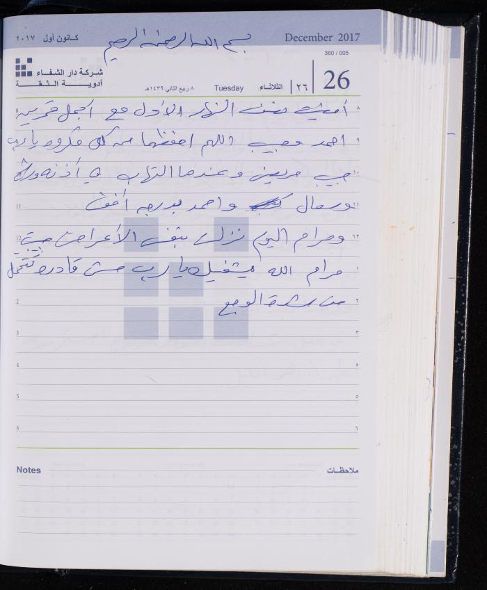 The Diary of Fadeyyeh Darabe, Dura- Hebron, 2017