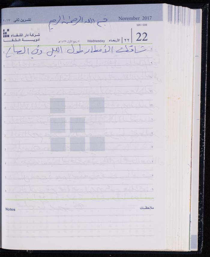 The Diary of Fadeyyeh Darabe, Dura- Hebron, 2017