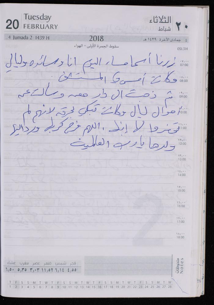 The Diary of Fadeyyeh Darabe, Dura- Hebron, 2018
