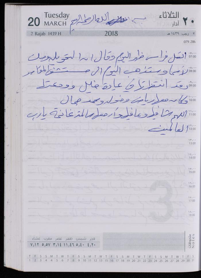 The Diary of Fadeyyeh Darabe, Dura- Hebron, 2018