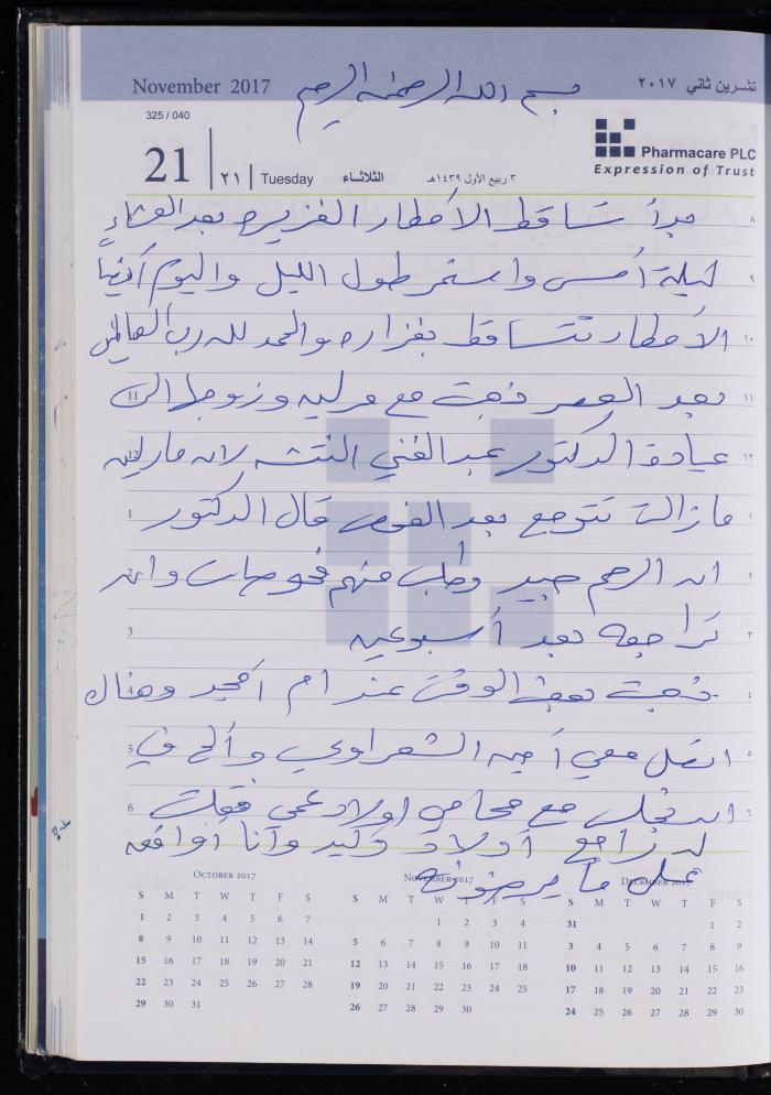 The Diary of Fadeyyeh Darabe, Dura- Hebron, 2017