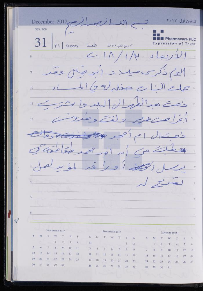 The Diary of Fadeyyeh Darabe, Dura- Hebron, 2017